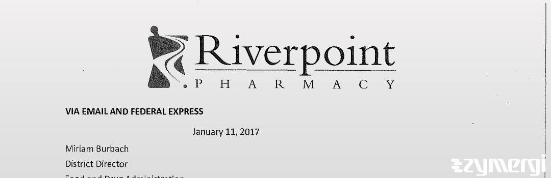FDANews 483R First Pharma Associates LLC dba Riverpoint Pharmacy Dec 16 2016 top