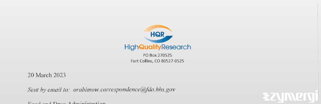 FDANews 483R Redbeast Enterprises Inc dba High Quality Research Feb 27 2023 top