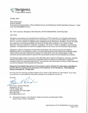 FDAzilla 483 Response Sterigenics US, West Memphis | May 2023