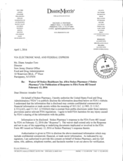 FDAzilla 483 Response Stokes Healthcare, Mount Laurel | June 2018