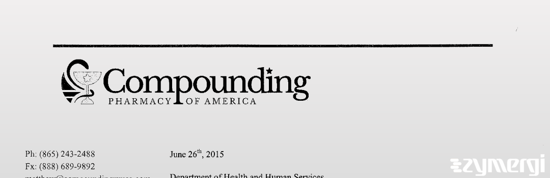 FDANews 483R The Compounding Pharmacy of America May 21 2015 top