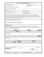 FDAzilla FDA 483 AACE Pharmaceuticals, Fairfield | August 2020