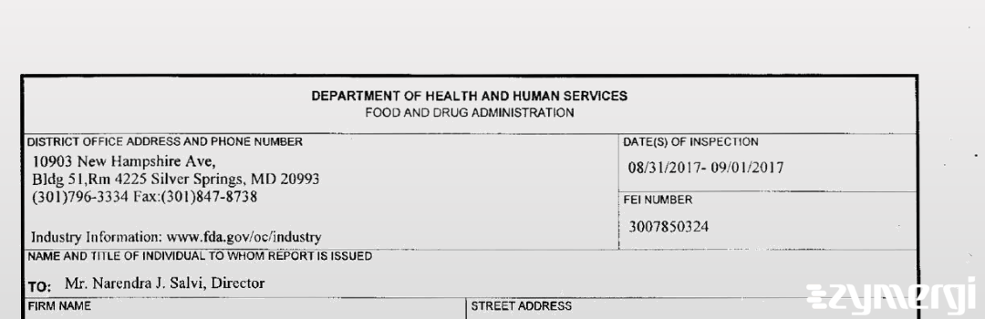 FDANews 483 Aarti Industries Ltd Sep 1 2017 top