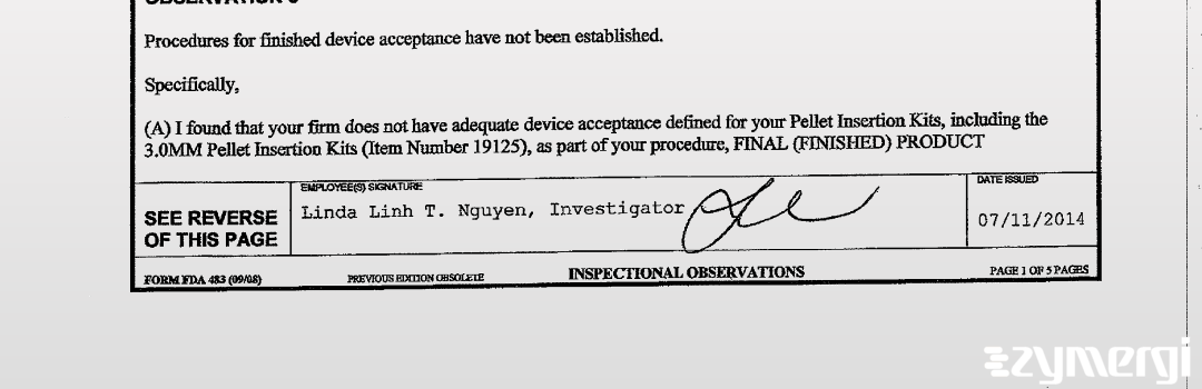 Linda Linh Nguyen FDA Investigator Nguyen, Linda Linh T FDA Investigator 