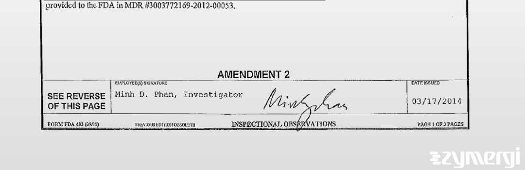 Minh D. Phan FDA Investigator 