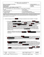 FDAzilla FDA 483 Alexion Pharmaceuticals, Smithfield | August 2012