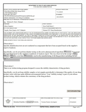 FDAzilla FDA 483 Alteya Organics, Yagoda | July 2019