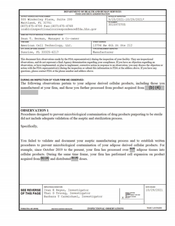 FDAzilla FDA 483 American Cell Technology, Sunrise | October 2021