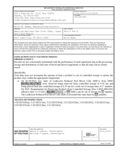FDAzilla FDA 483 American National Red Cross (The), Lewis and  | 2023