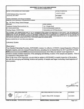 FDAzilla FDA 483 Amphastar Nanjing Pharmaceuticals, Nanjing | 2019
