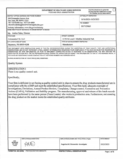 FDAzilla FDA 483 Artesanales P.R, Bayamon | October 2023