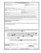 FDAzilla FDA 483 Aurobindo Pharma  - Unit IV | Dec 2018