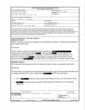 FDAzilla FDA 483 Autumn Harp, Essex Junction | May 2015