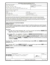 FDAzilla FDA 483 AVEM Labs, Las Vegas | November 2022