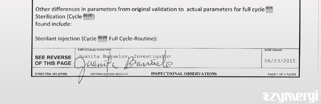 Juanita Banuelos FDA Investigator 