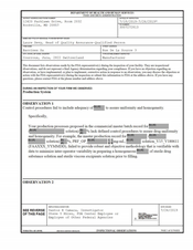 FDAzilla FDA 483 Baccinex, Courroux | July 2019