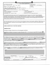 FDA 483 Baxter  Englewood, Englewood | December 2014