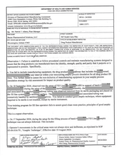 FDAzilla FDA 483 Baxter Pharmaceutical Solutions, Bloomington | 2024