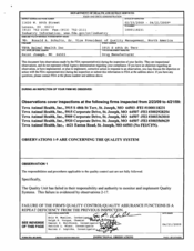 FDAzilla FDA 483 Bayer Healthcare Animal Health, Saint Joseph | 2009