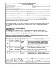 FDAzilla FDA 483 Becton, Dickinson and, Columbus | May 2017