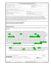 FDAzilla FDA 483 Belcher Pharmaceuticals, Largo | March 2018