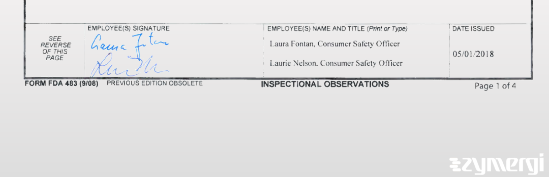 Laura Fontan FDA Investigator 