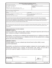 FDAzilla FDA 483 Biosearch Medical Products, Concord | October 2022
