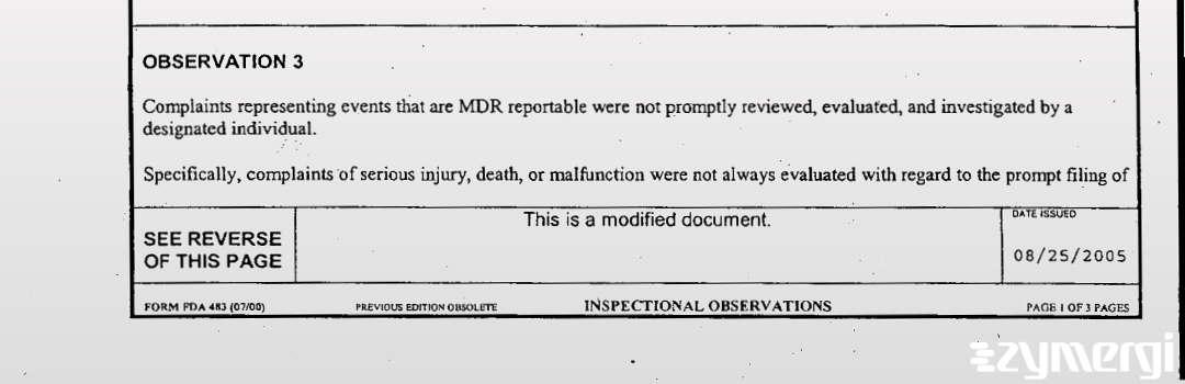 Ralph W. Jerndal FDA Investigator Billi-Jo M. Johnson FDA Investigator Jocelyn M. Muggli FDA Investigator 
