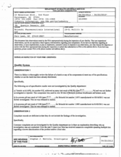 FDAzilla FDA 483 Brioschi Pharmaceuticals International | Apr 2012