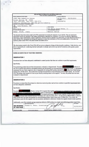 FDAzilla FDA 483 BTS S.p.A, Padova | February 2015