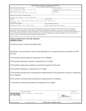 FDAzilla FDA 483 Bucron, . DBA Farmers Mart Wholesale Produce | 2017