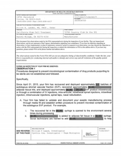 FDAzilla FDA 483 California Stem Cell Treatment, Rancho Mirage | 2017