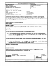 FDAzilla FDA 483 Calmo Manufacturing, Huntington Beach | August 2019