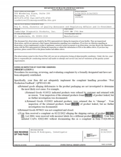 FDAzilla FDA 483 Cambridge Diagnostic Products, Ft Lauderdale | 2023