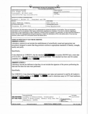 FDAzilla FDA 483 Camco Chemical, Florence | December 2015