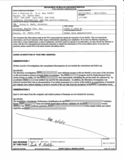 FDAzilla FDA 483 Cardinal Health 418, Aurora | June 2014