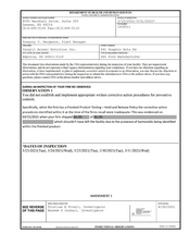 FDAzilla FDA 483 Cargill Animal Nutrition, Emporia | March 2021
