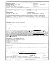 FDAzilla FDA 483 Central Admixture Pharmacy Services, Livonia | 2014