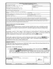 FDAzilla FDA 483 Central Admixture Pharmacy Services | May 2021