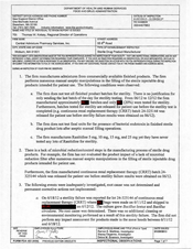 FDAzilla FDA 483 Central Admixture Pharmacy Services, Woburn | 2013