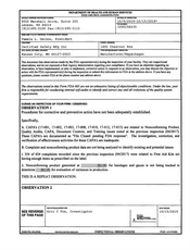 FDAzilla FDA 483 Certified Safety Mfg, Kansas City | October 2019