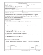 FDAzilla FDA 483 Chartwell Pharmaceuticals Carmel, Carmel | October 2022