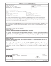 FDAzilla FDA 483 CMR Naviscan, Carlsbad | July 2024