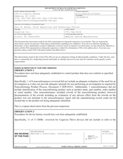 FDAzilla FDA 483 Cognivue, Victor | August 2022