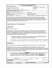 FDAzilla FDA 483 Columbia Cosmetics Manufacturing, San Leandro | 2015