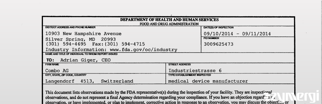 FDANews 483 Combo AG Sep 11 2014 top