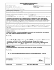 FDAzilla FDA 483 Compass Health Brands (Corporate Office | Oct 2021