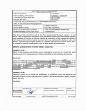 FDA 483 CONCORD BIOTECH, Ahmedabad, Gujarat State | May 2025