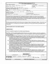 FDAzilla FDA 483 CooperSurgical, . D.B.A. Lone  Medical Produc | 2014