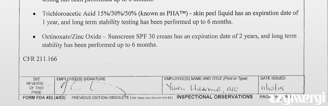 Yumi J. Hiramine FDA Investigator 